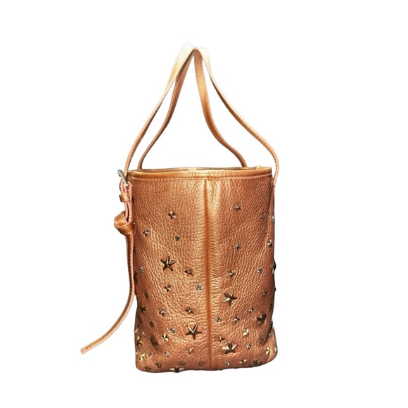 JIMMY CHOO Sasha Star Studded Tote W/ COA - Picture 6 of 17